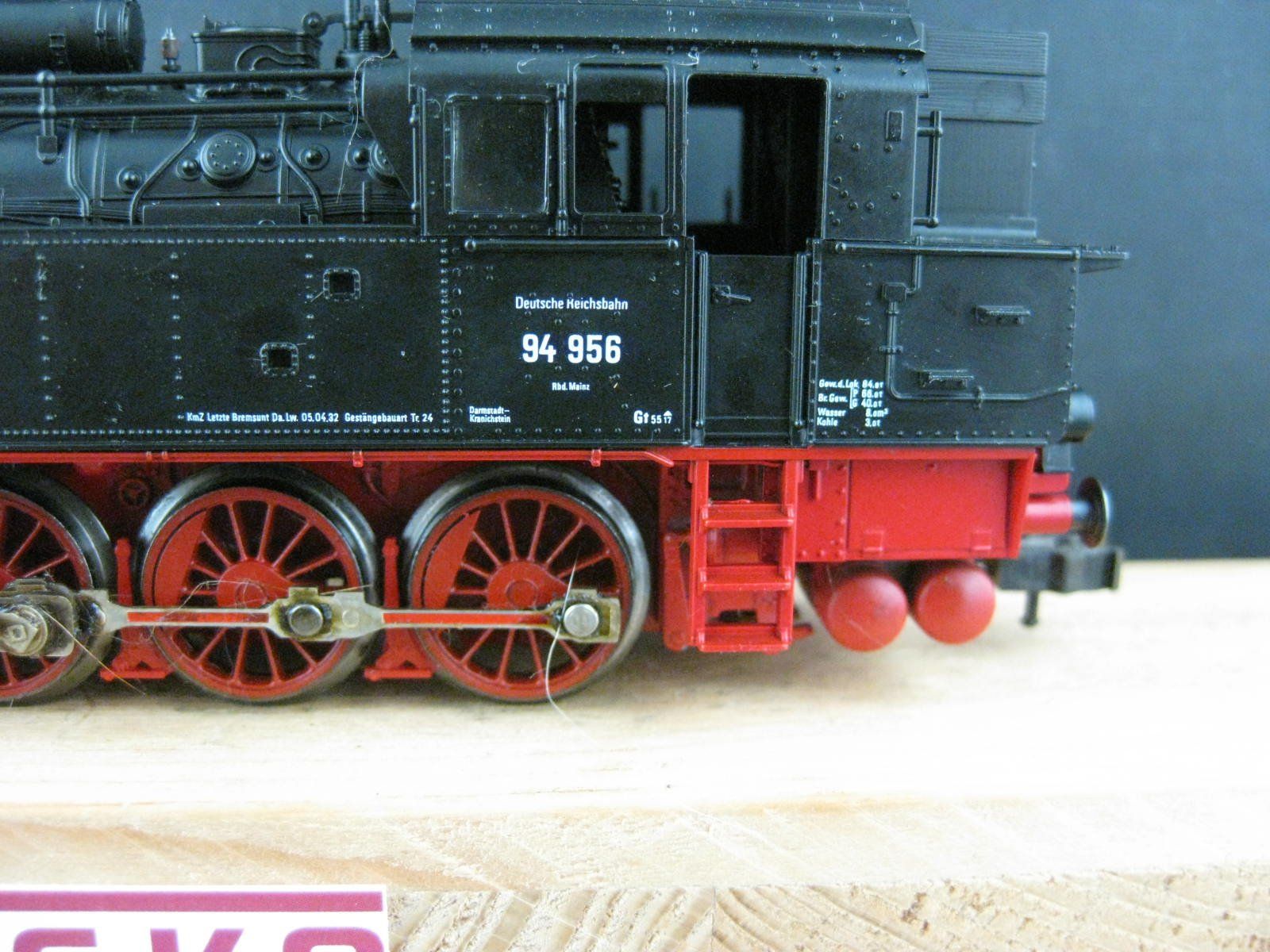 Fleischmann Modellini di ferrovie: Fleischmann DB Dampflok BR 94 956, ohne OVP, . – Usato da Malters venduto da Marosko 2