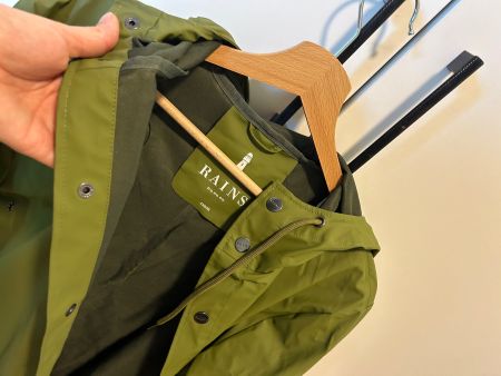 Regenjacke RAINS grün Grösse XXS neuwertig