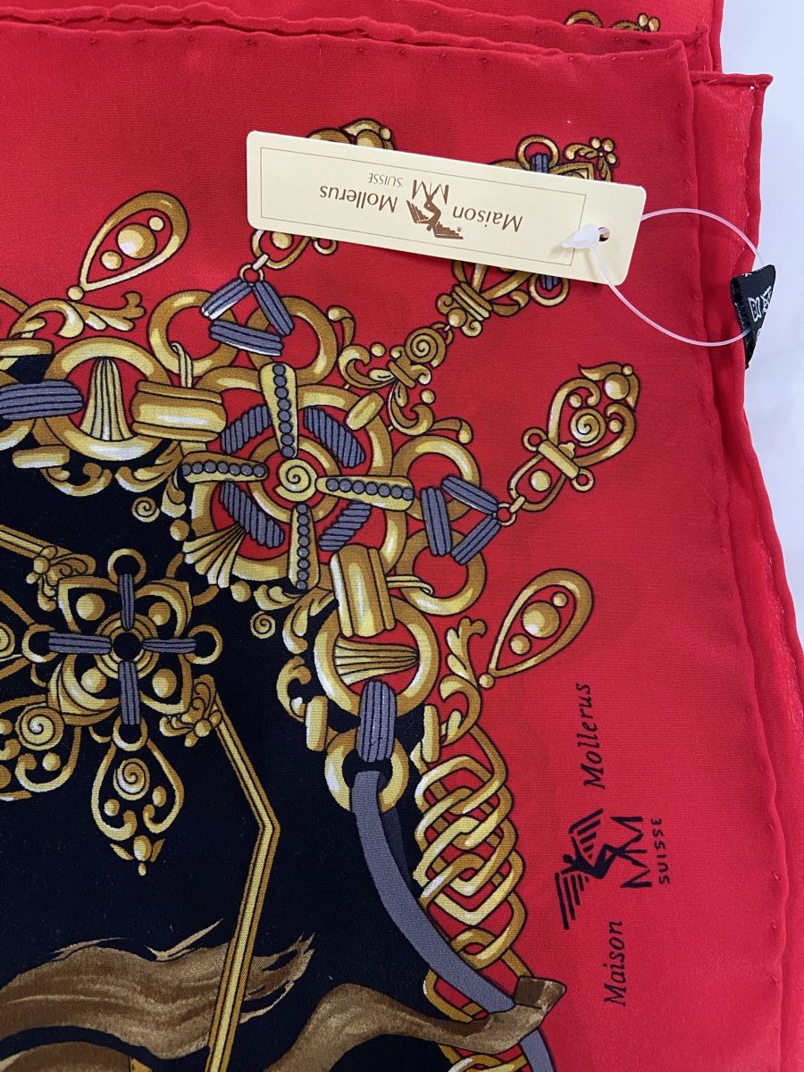 Maison Mollerus Foulard & Sciarpe: Maison Mollerus Seidentuch Pferde-Motiv – Usato da Dietikon venduto da brocki-eyra 4