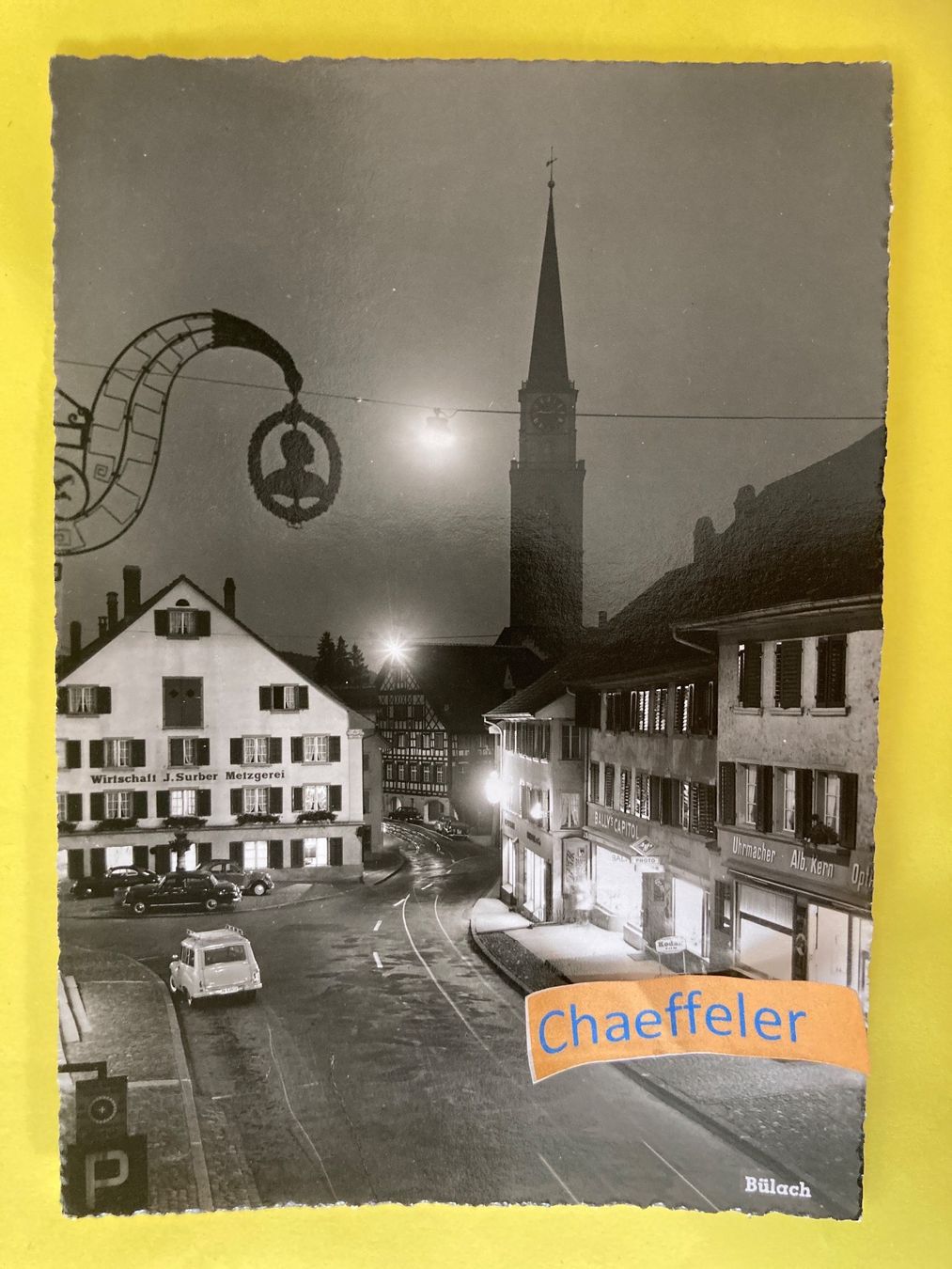 Cartoline postali: Bülach – Usato da Zürich venduto da Chaeffeler