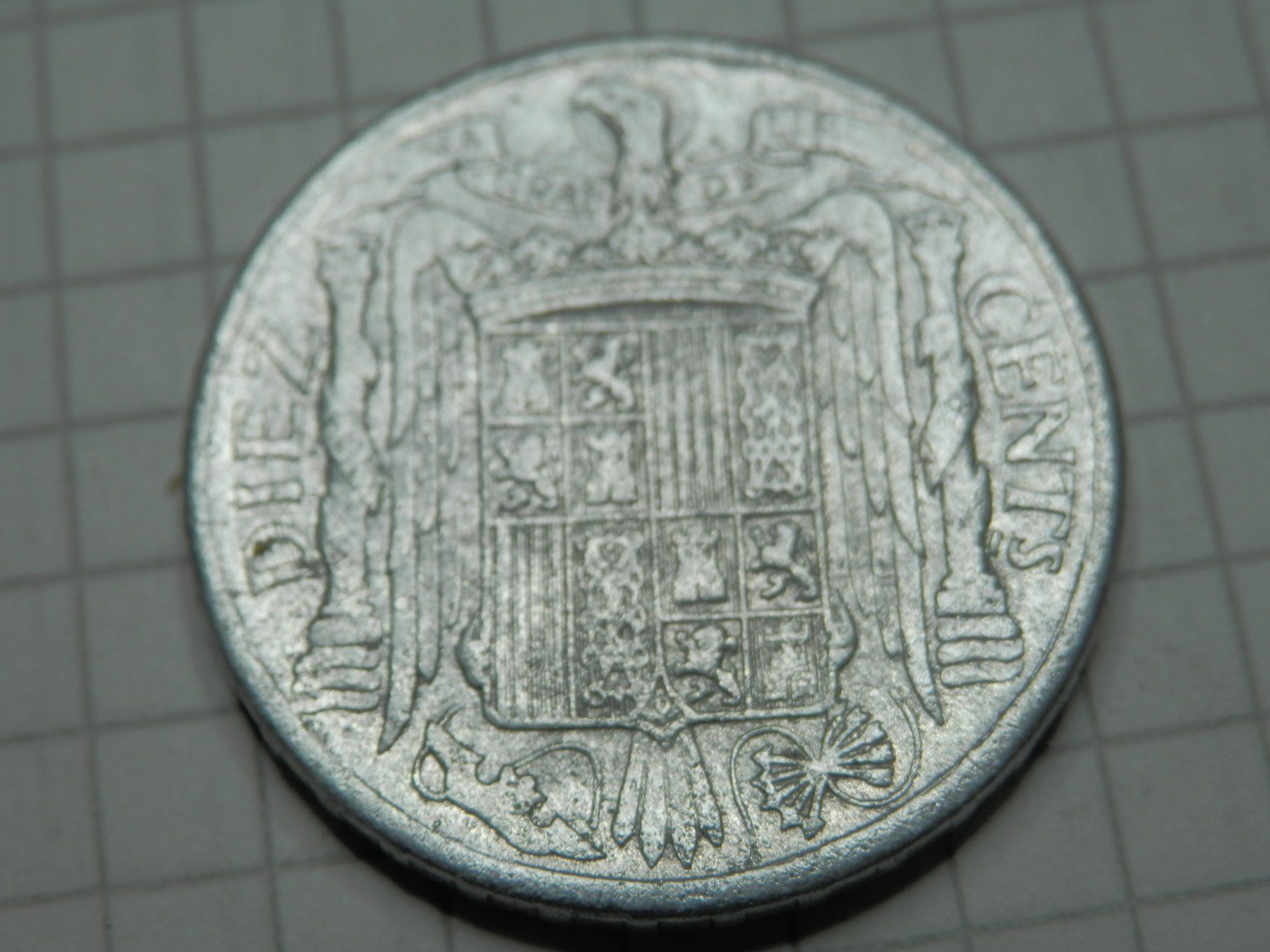 Tutti le monete: Spanien 10 Centimos, 1941 – Usato da Weiach venduto da weiach81 1