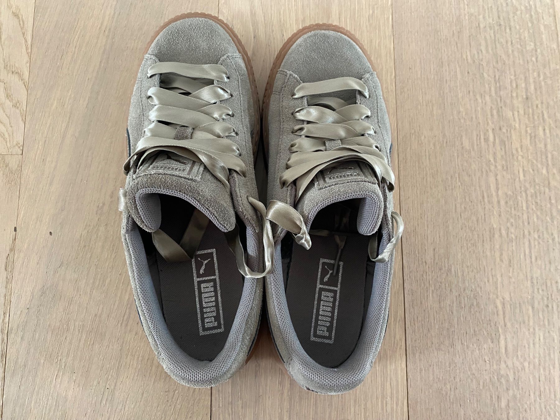 Puma Damenschuhe: Puma Suede olivegrün (Gr. 39) – Gebraucht aus Schlieren von vivid_wrld 4