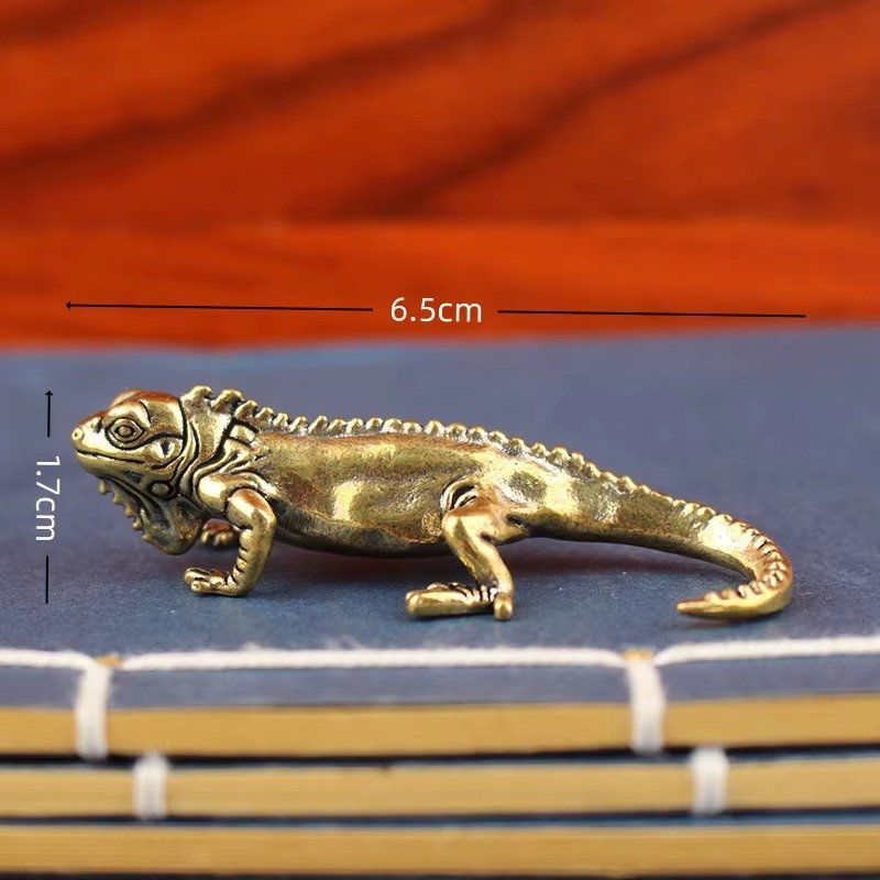Statuette: Iguana Lizard aus Messing – Nuovo (secondo la descrizione) da Uerkheim venduto da Kaufoption 1
