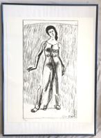 Ferdinand Hodler - Lithographie - "Blick i.d. Unendlichkeit"