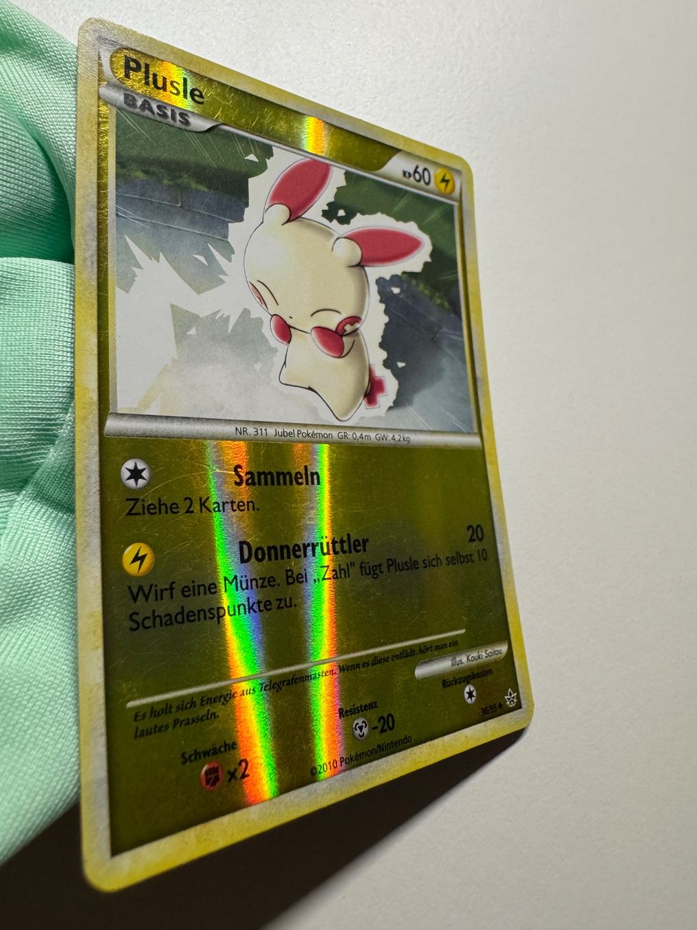 Pokémon Carte collezionabili: Plusle (UL 36) - Reverse Holo - Unleashed - DE - Pokémon – Usato da Gossau ZH venduto da card-art 1