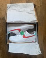 NIKE AIR FORCE 1 LOW WHITE CHILE RED GLACIER ICE (Gr. 45.5)