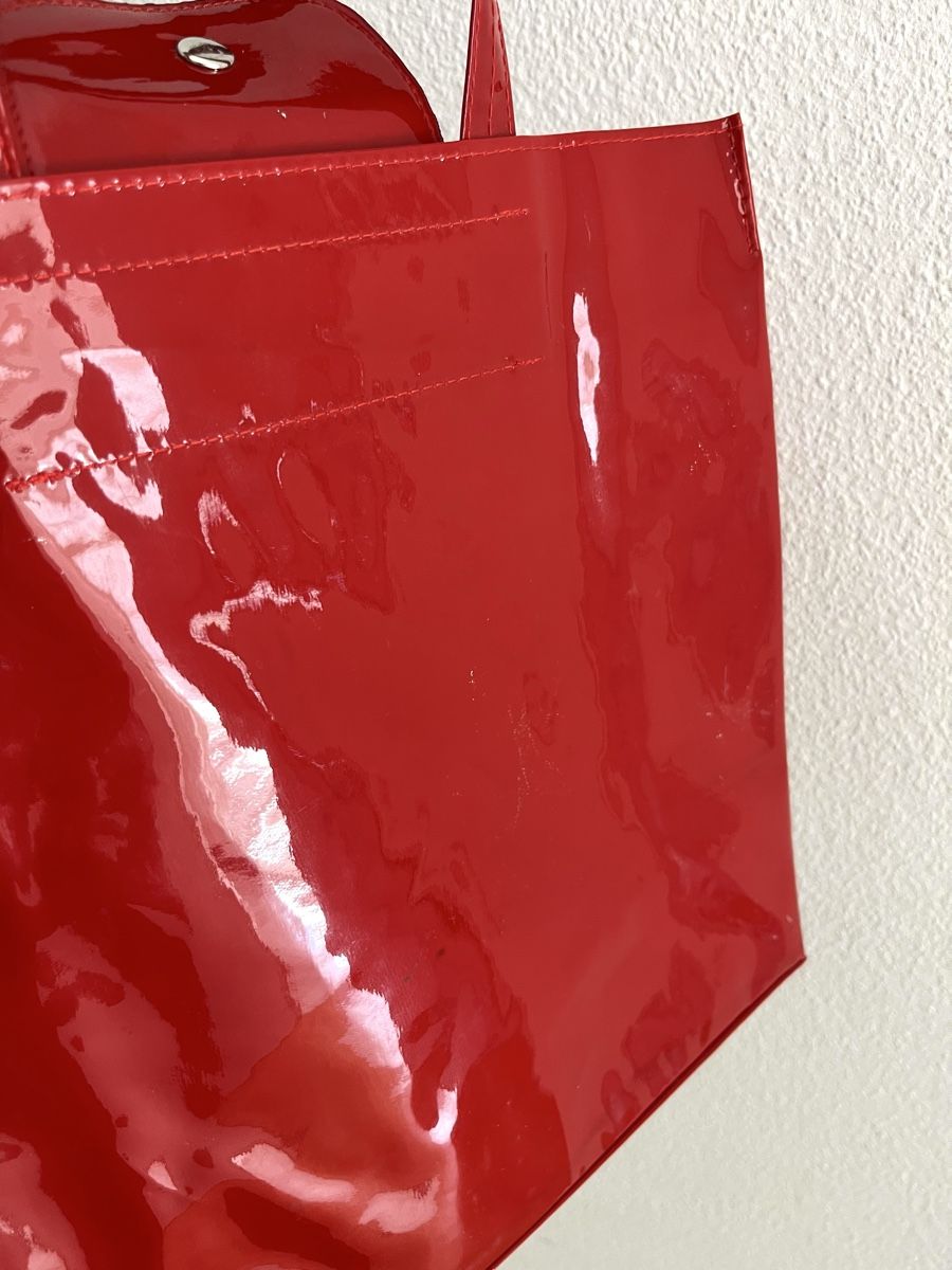 Borse da donna: NEU! ROTE LACK-TOTE-BAG – Nuovo e nell'imballaggio originale da Basel venduto da JJ.Elena 2