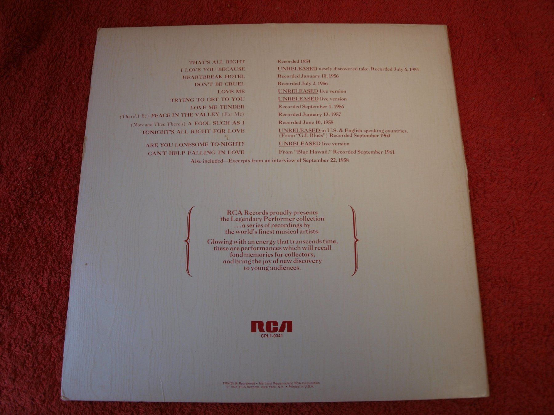 Dischi in vinile: Elvis Schallplatte   Gebraucht  siehe Bilder. – Usato da Aarau venduto da Marcele0 1