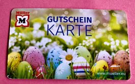 Müller Geschenkkarten  ohne Guthaben und für Sammler gedacht