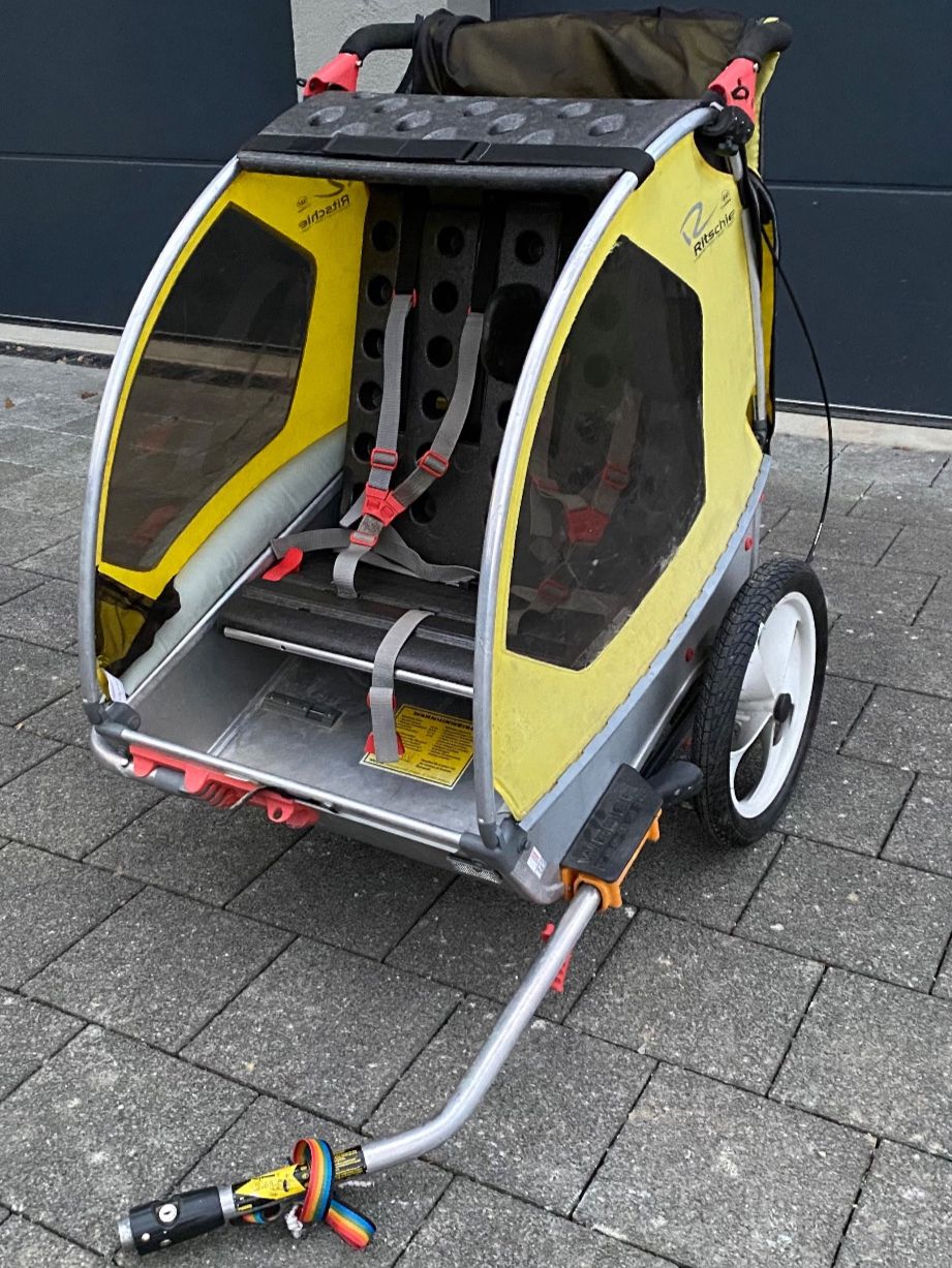 Anhänger: robuster Velo-Kinder-Anhänger/Jogger Weber Ritchie 2 – Gebraucht aus Kreuzlingen von ihobdiglei 4
