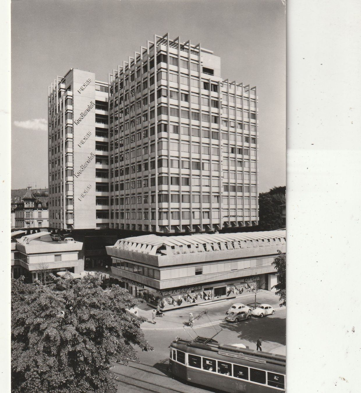 Ansichtskarten: Zürich Enge Hochhaus Palmer – Gebraucht aus Rorschacherberg von fratovi2