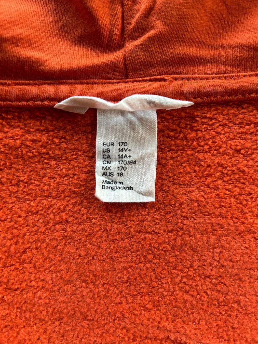 Maglioni & Felpe: Orangener Kinder-Zipperpullover Grösse 170 – Usato da Grosswangen venduto da che_gr 1