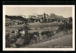 Speicher, Gesamtansicht mit Säntiskette