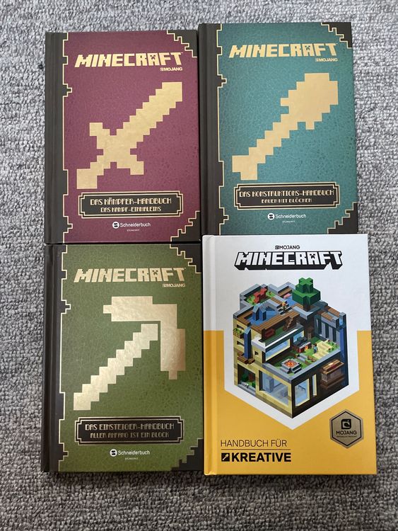 Minecraft Handbücher: 4 Bände Wissen für deine Welt! (Gebraucht) in ...