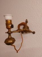 Antike Wandlampe um 1880--1900 aus Messing