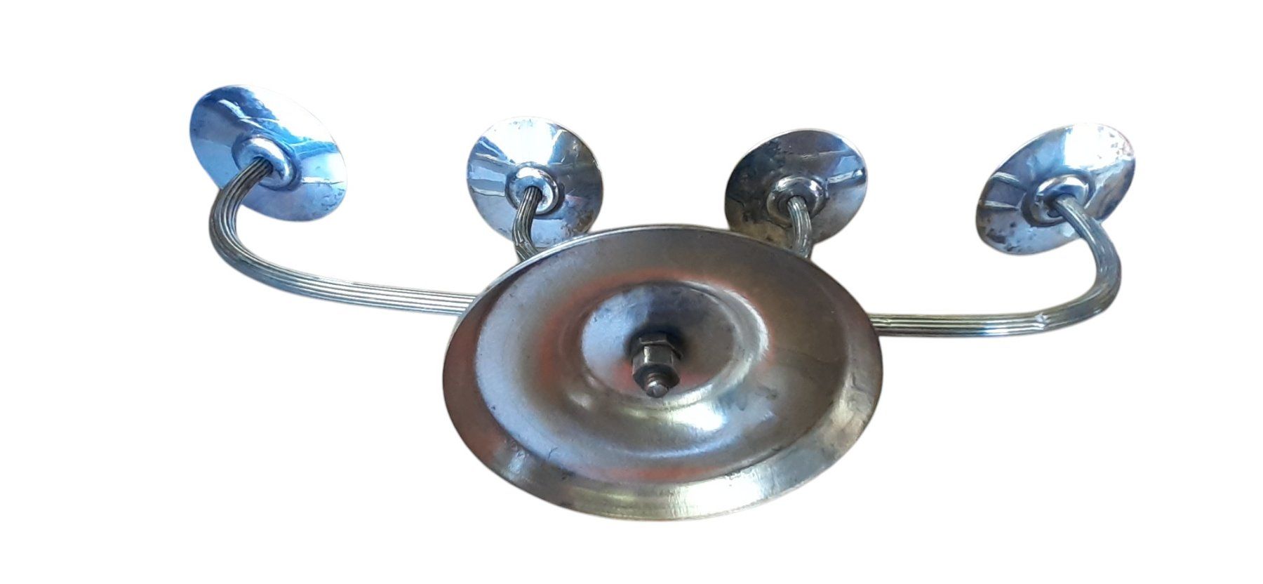 Portacandele: Kerzenhalter Silber antik – Usato da Mörschwil venduto da antiksalon21 4