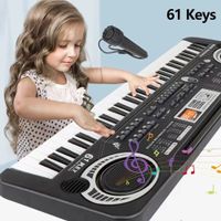 Kinder elektronische Klavier tastatur 61 Tasten Mikrofon