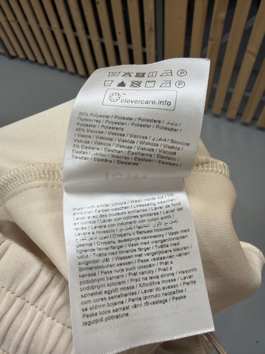 Pantaloni: Ichi Hose beige Grösse S   – Usato da Samstagern venduto da UM94 5