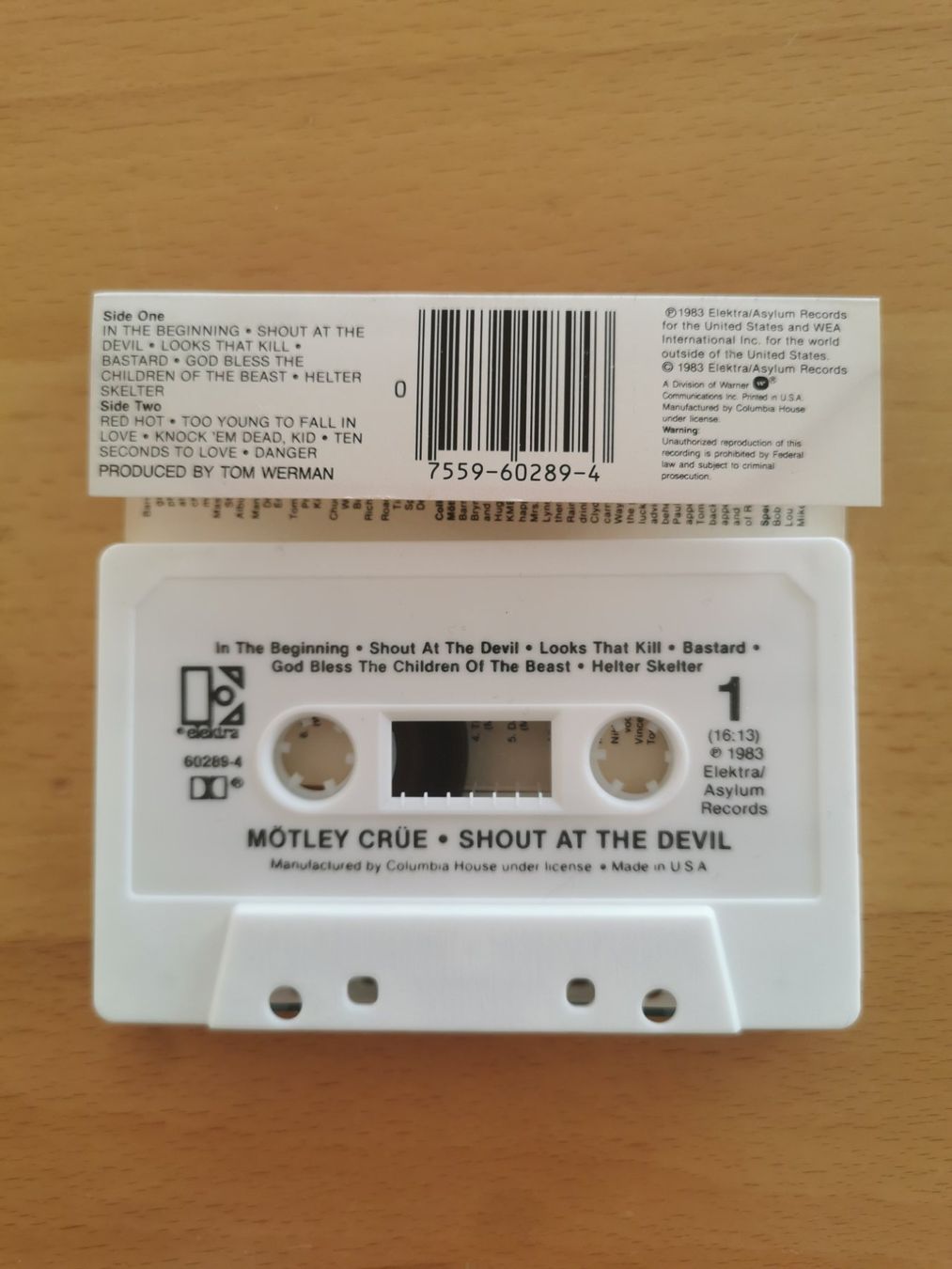 Musicassette: Mötley Crüe – Shout At The Devil – Usato da St.Gallen venduto da Tamal0204 1
