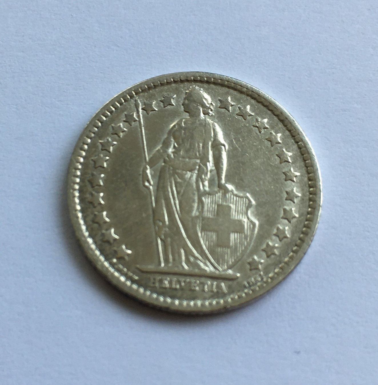 Tutti le monete: 1881 50 Rappen -vz – Usato da Kirchberg SG venduto da Helveticus00 1