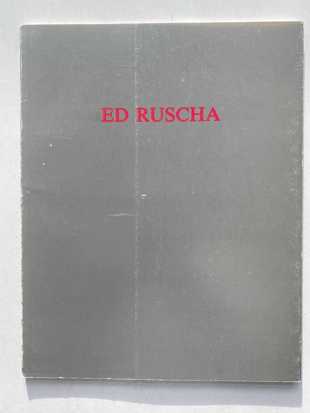 Bücher: ED RUSCHA. Pintures Sobre. Paper.  rauschenberg – Gebraucht aus Zürich von lesgarcons