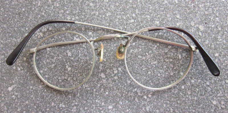Occhiali & Lenti: Vintage Drahtgestell Brille ohne Gläser – Usato da Bischofszell venduto da Pfau0 3