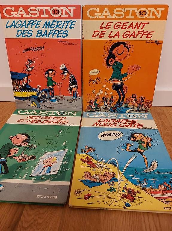 Fumetti: 4 BD's Gaston Lagaffe  – Usato da Martigny venduto da paquito60 4