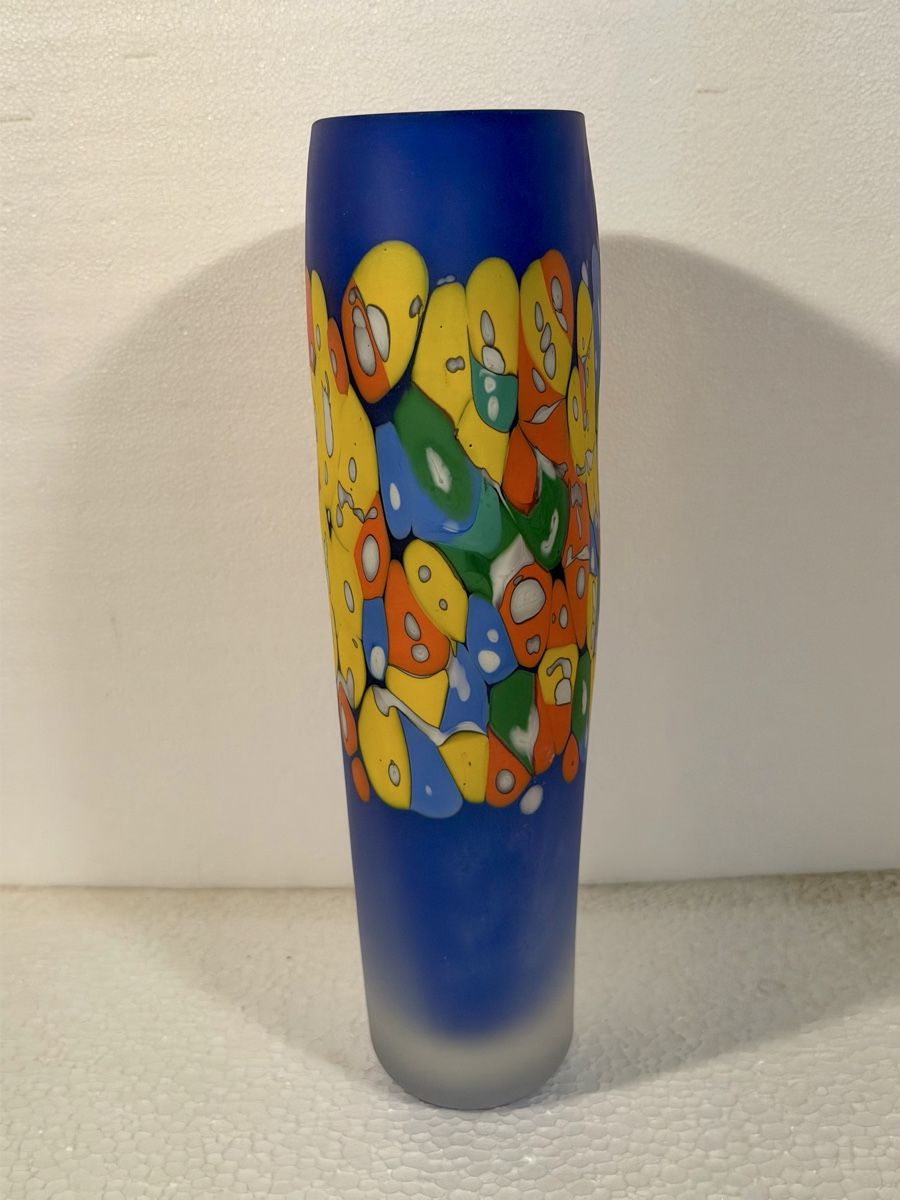 Vasi & Recipienti: Jean-Luc GARCIN Colourful, Unique Design Vase – Usato da Lausanne venduto da artnouveau04 3