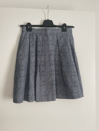 HUGO BOSS | Rock mit Unterrock | blau-weiss (40)