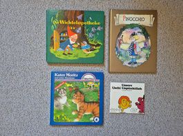 4x Vorlese-Klassiker & Bilderbücher (Pinocchio u.a.)