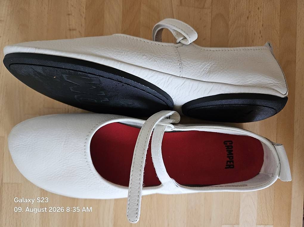Camper Scarpe da donna: Camper Ballerina weiss Grösse 40 – Usato da Zürich venduto da mai_h2hh 1