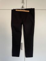 Schwarze Stoffhose Gr. L mit Reissverschlüsse