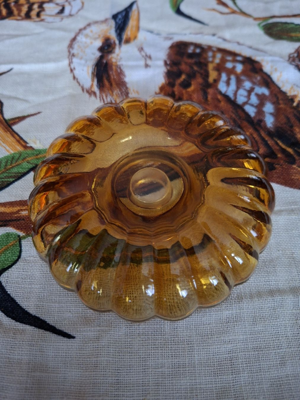Portacandele: Vintage Kerzenhalter aus Glas – Usato da Marbach LU venduto da antanarivo 1