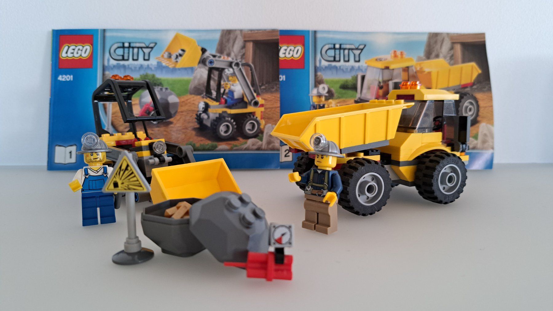 Lego Giocattoli: LEGO City 4201 Bagger mit Kipplaster – Usato da Langendorf venduto da thesi246