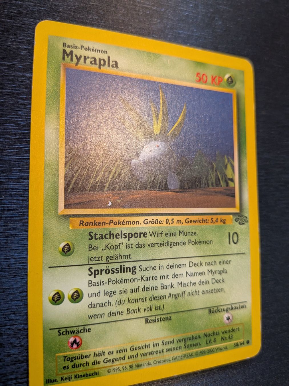 Pokémon Sammelbilder & Trading cards: Jungle Oddish / Myrapla 58/64 DE Ab 1 – Gebraucht aus Paradiso von Pkmn10 2