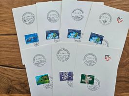7 x GS mit Sonderstempel  1.--