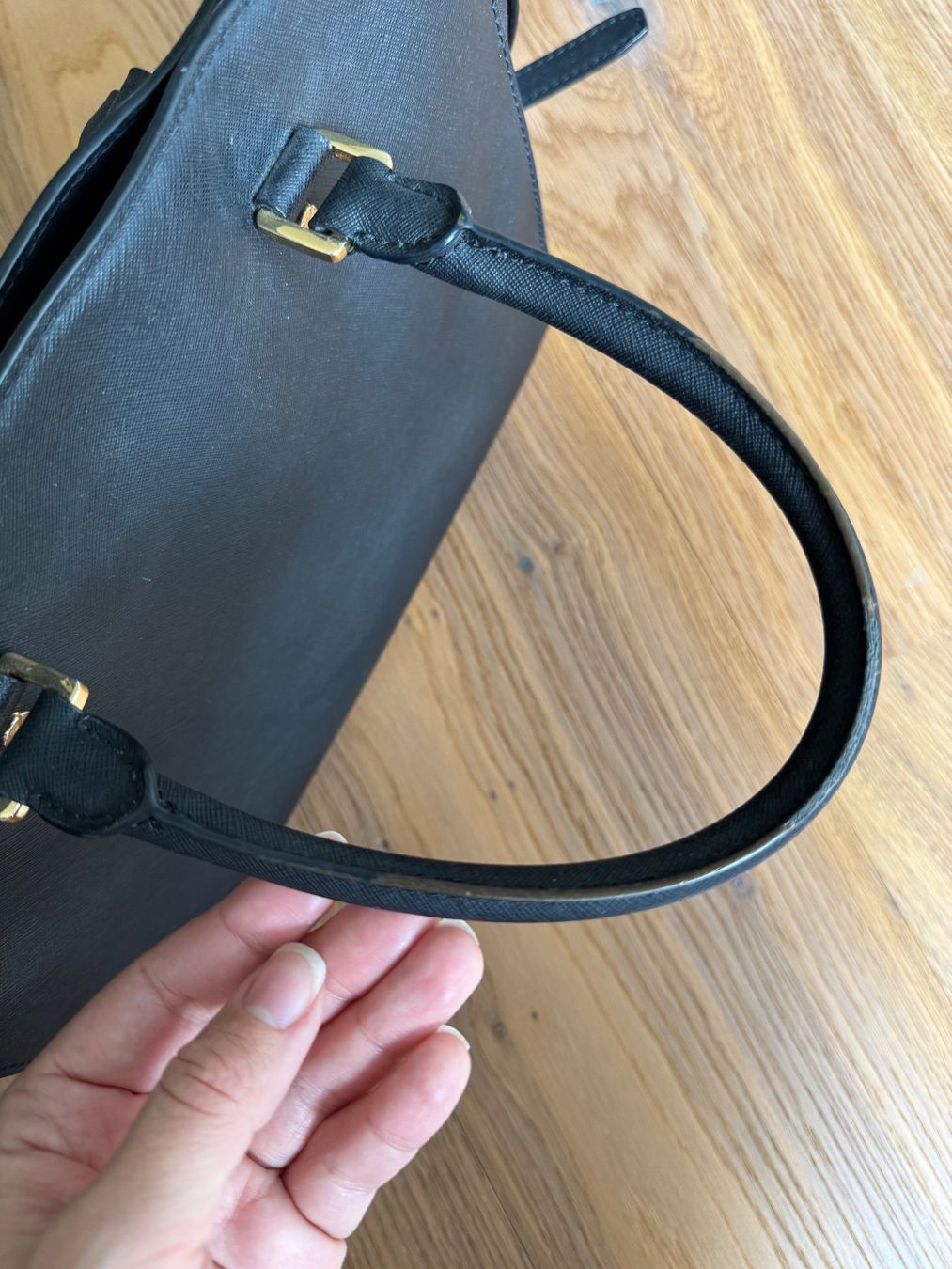 Michael Kors Borse da donna: Michael Kors Handtasche, schwarz – Usato da Triesen venduto da atos87 6