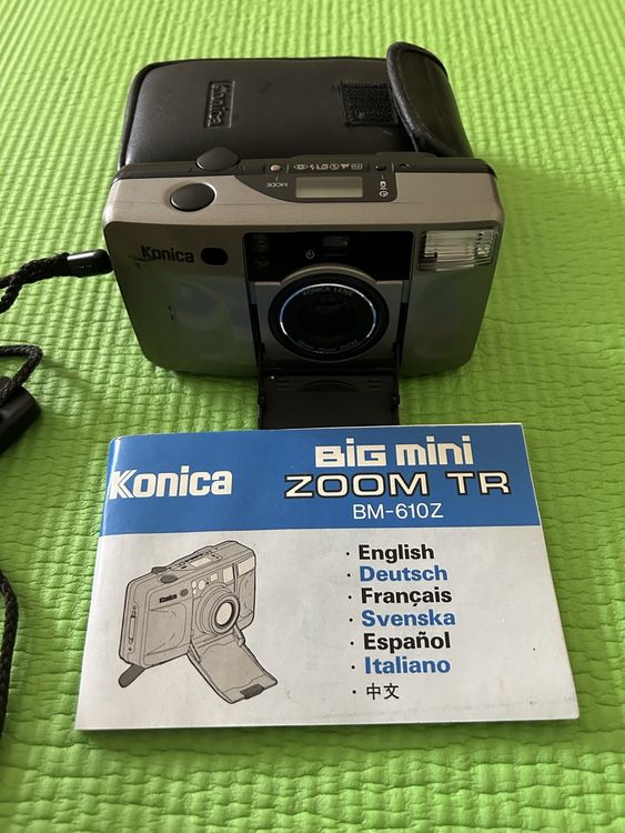 Appareil Photo Compact Konica Big Mini Zoom BM-610Z - Argenté - 35mm - Testé Et Fonctionnel