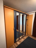Kleiderschrank Holzoptik mit Spiegeln gut erhalten