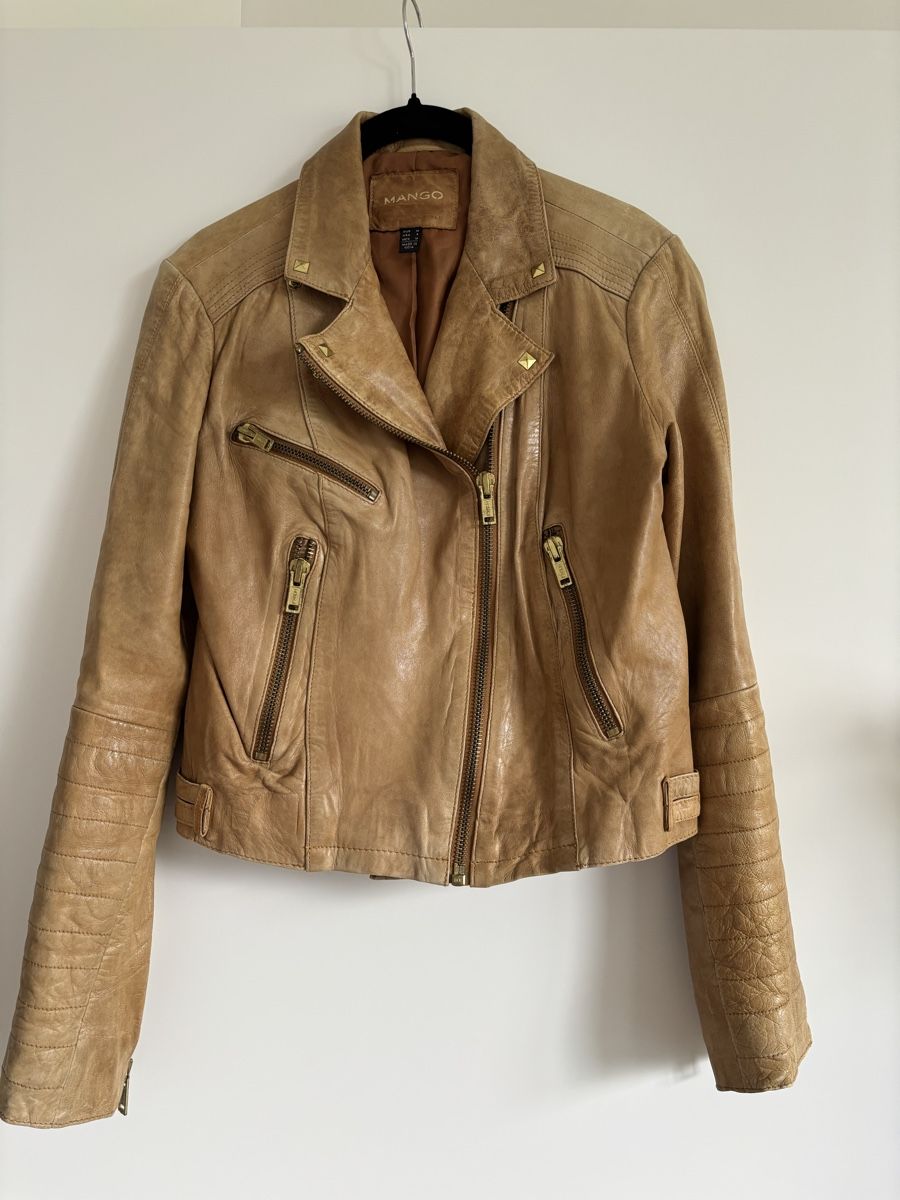 Mango Giacche: Lederjacke:  Mango  leather biker jacket Size M – Usato da Zürich venduto da cha_jz8q 7