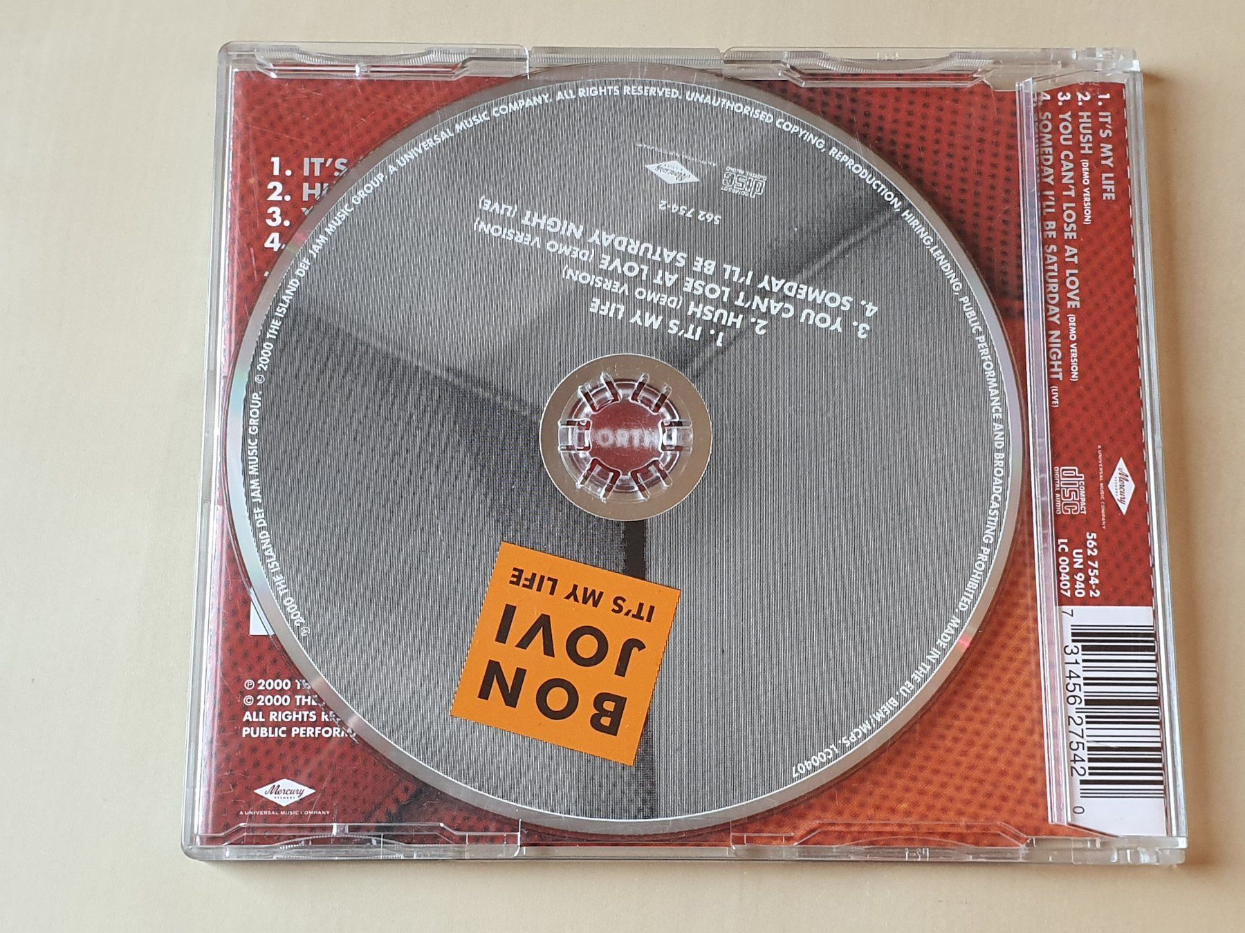 CD: Bon Jovi It's my Life – Usato da Stansstad venduto da collectorsshop 1