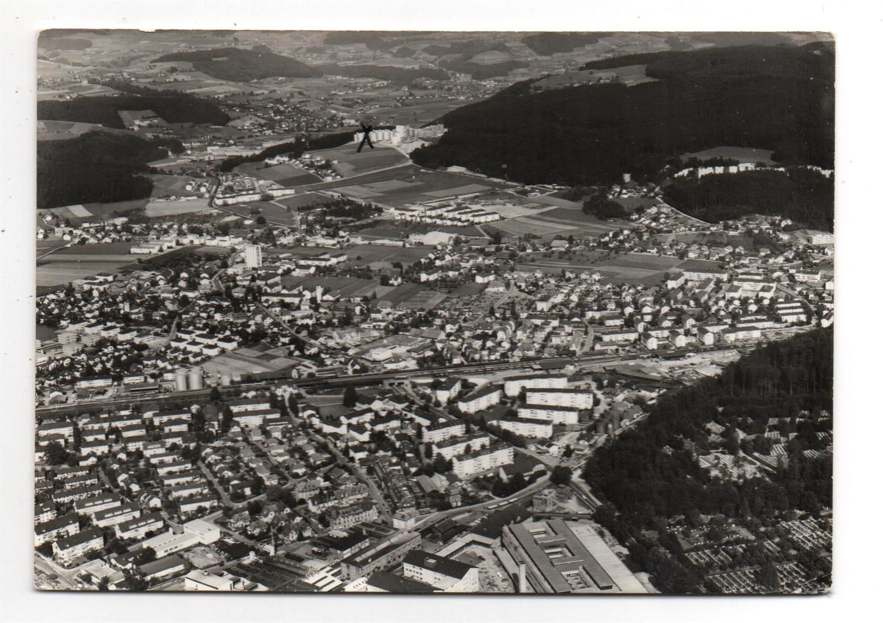 Cartoline postali: OSTERMUNDIGEN Flugaufnahme – Usato da Jona venduto da philajona