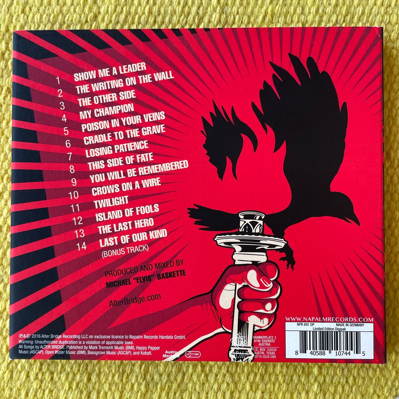 CD: ALTER BRIDGE-THE LAST HERO (DIGIPACK) – Usato da Rorschacherberg venduto da CD-Roli 1