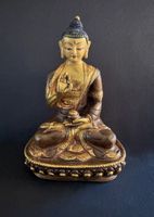 4er Buddha & Ganesha Konvolut – Holz, Alabaster, Metall