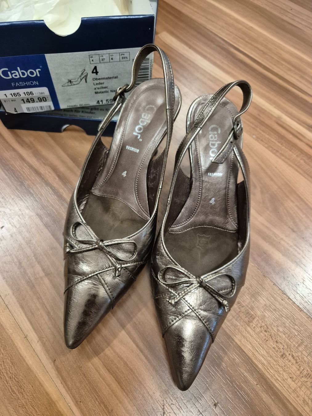 Gabor Damenschuhe: Elegante Gabor Pumps Gr. 37,  Leder K32 – Gebraucht aus Schwarzenburg von Flamingo07