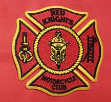 Badge Feuerwehr Motorradclub Red Knights Switzerland