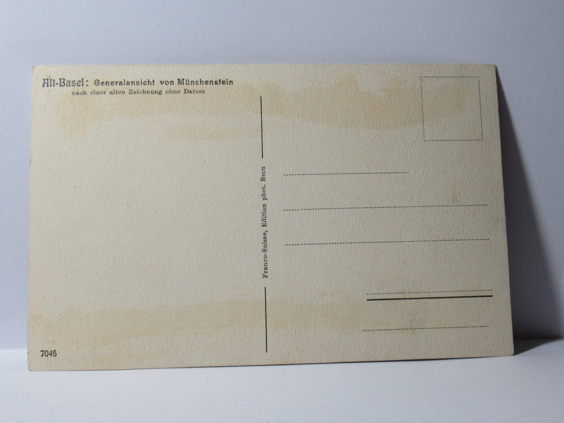 Ansichtskarten: Münchenstein , Zeichnung – Neu (gemäss Beschreibung) aus Grenchen von Bluemchen1900 1
