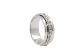 Alliance Ring 18K Weissgold Gr.53 1.45ct Brillanten *S1110