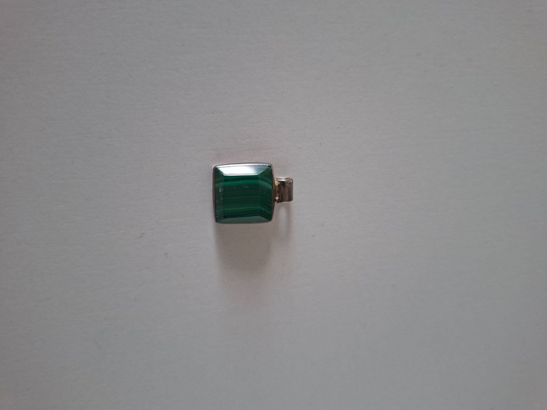Anhänger: Anhänger Silber 925 mit Malachit quadratisch – Neu (gemäss Beschreibung) aus Ehrendingen von CHMEX 4