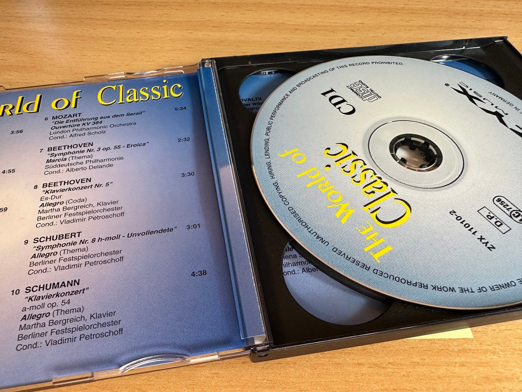 CD: The World of Classic - 2 CD – Usato da Rikon im Tösstal venduto da Alpenmutz 2
